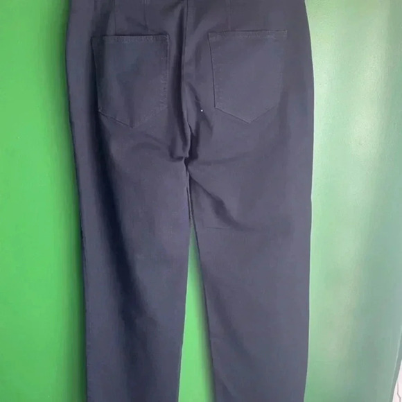 LOFT CLEARANCE flat‎ front denim Jeans Straight Leg SIZE 4 EUC Like New - Picture 3 of 4